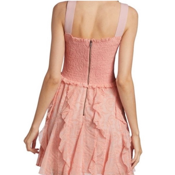 Alice + Olivia Jocelyn Smocked Mini Dress NWT - Picture 6 of 12